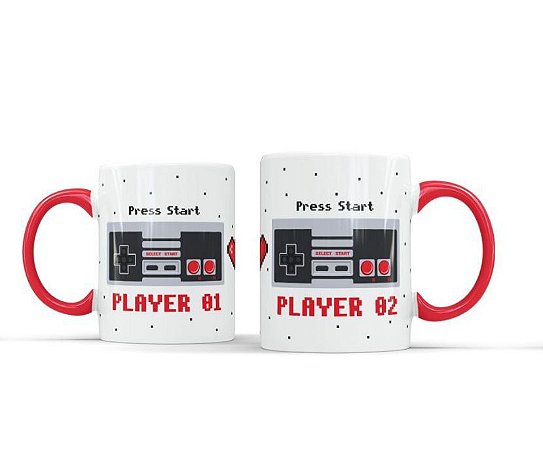 Kit 2 Caneca Casal - CLASSIC PLAYER 01/02 - Beek