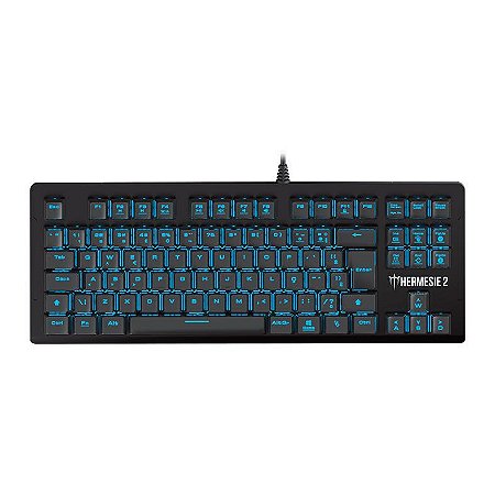 Teclado Gamer Mecânico Gamdias Hermes E2, Blue LED, Switch Red