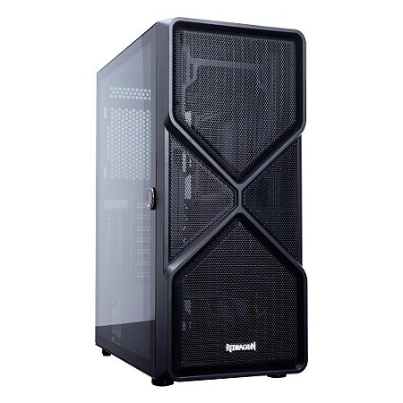 Gabinete Redragon Superion, Mid Tower, Lateral em Vidro Temperado, Preto