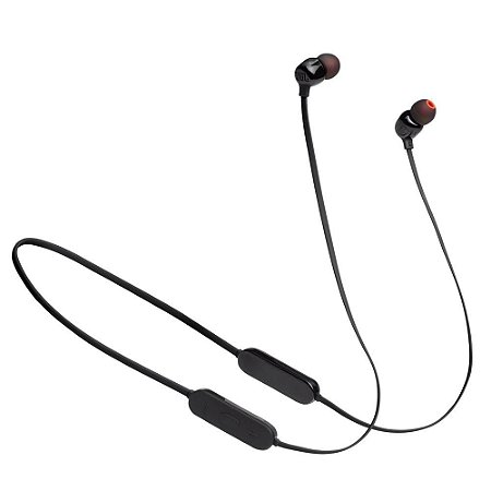 Fone de Ouvido Intra Auricular Bluetooth JBL Tune 125BT, Com Microfone, Preto