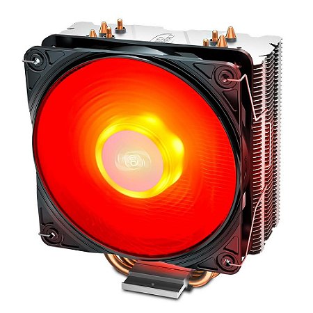 Cooler Box DeepCool Gammaxx 400 V2 120mm LED Vermelho