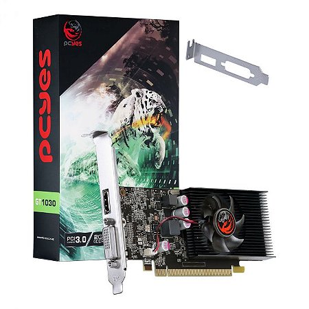 Placa de Vídeo PCYES Nvidia Geforce GT 1030 2GB GDDR5