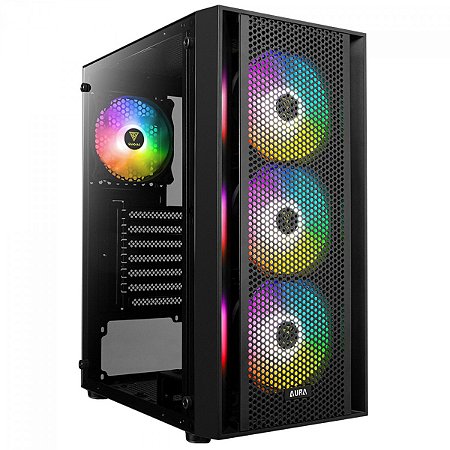 Gabinete Gamdias Aura, Mid Tower, Vidro Temperado