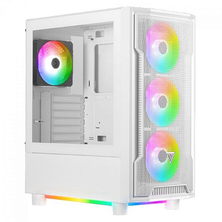 Gabinete Gamer Gamdias Athena M6, Mid Tower, Lateral em Vidro Temperado, Branco