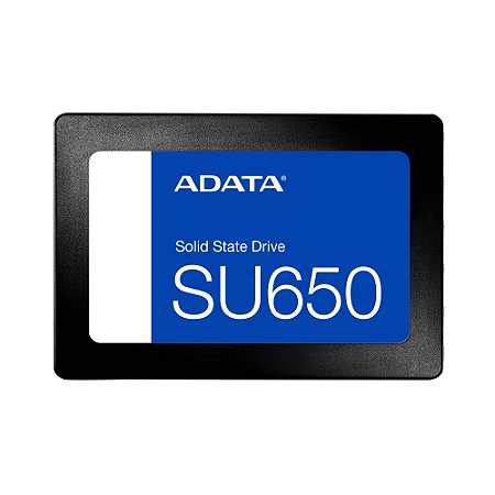 SSD Adata 480GB SU650, SATA III, Leitura 520MB/s, Gravação 450MB/s