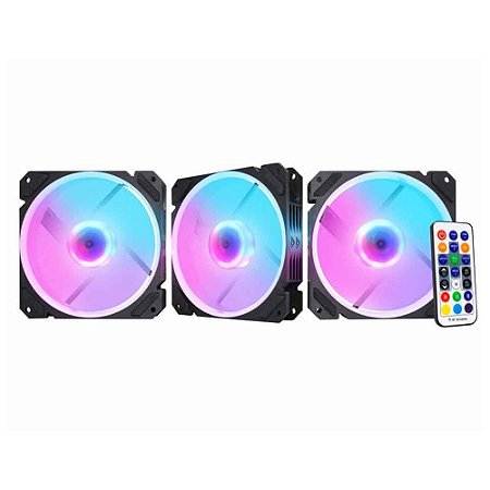 Kit Cooler ARGB Kmex Gaming AACA, 3 fans, 120mm