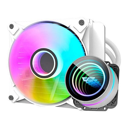 Water Cooler Aigo Darkflash Twister DX120 V2, ARGB, 120mm, Branco