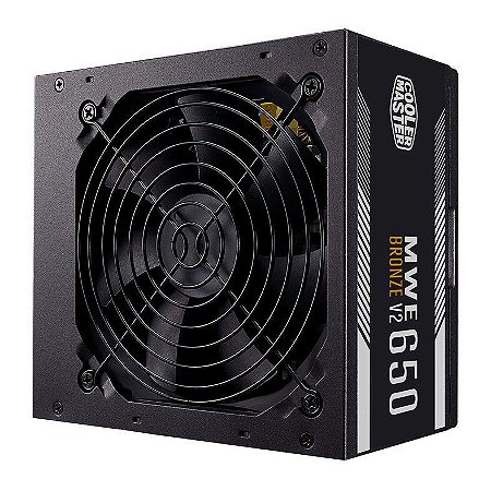 Fonte Cooler Master 650W MWE650 V2 80 Plus Bronze