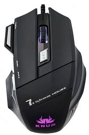 Mouse Gamer Knup KP-V4 Preto 2400DPI