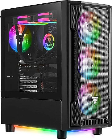 Gabinete Gamer Gamdias Athena M6, Mid Tower, Lateral em Vidro Temperado