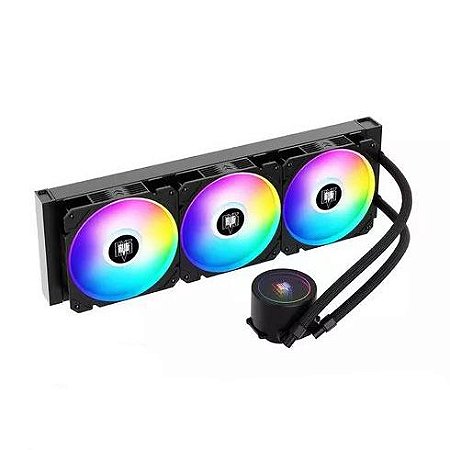 Water Cooler Revenger Fenrir VR360, 3x 120mm, Preto, LED RGB