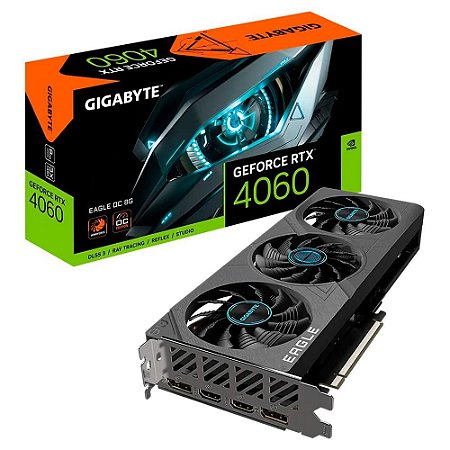 Placa de Vídeo Gigabyte Eagle OC Nvidia Geforce RTX 4060 8Gb Gddr6