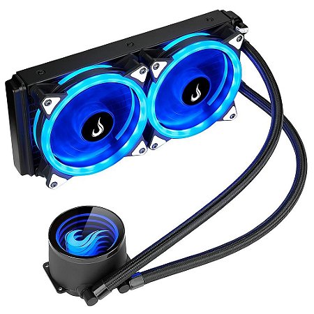 Water Cooler Rise Mode Black, RGB, 240mm, AMD e Intel, Preto