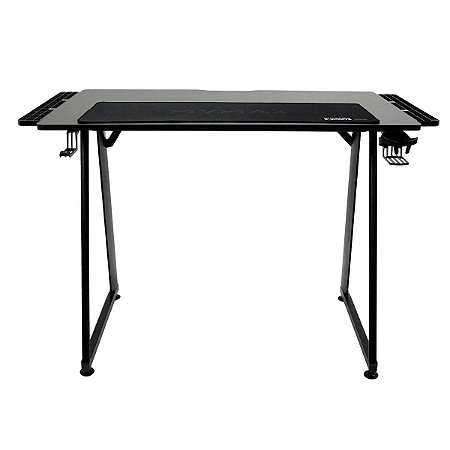 Mesa Gamer Mymax MX100 RGB Carbono com Porta Copo