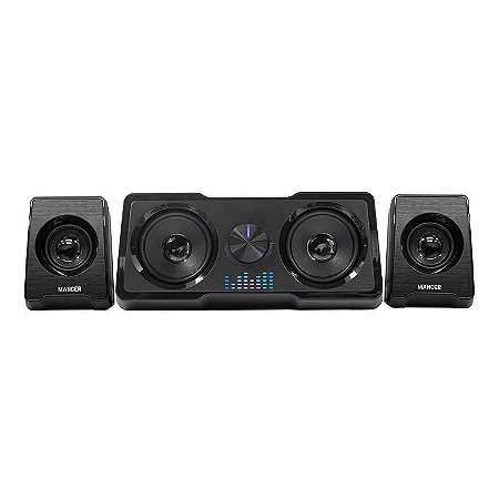 Caixa de Som Gamer Mancer Murk, 2X5W+2X3W RMS, Preta