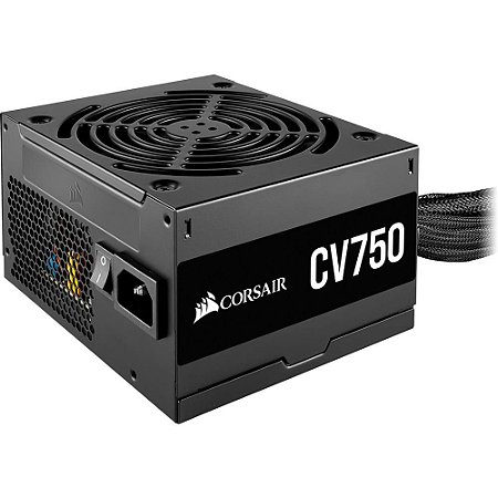 Fonte Corsair CV750 750W, 80 Plus Bronze, CP-9020237-BR