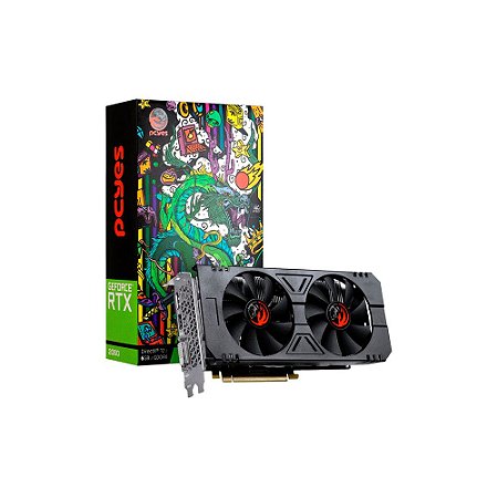 Placa de Vídeo PCYES Nvidia Geforce RTX 2060 6GB GDDR6