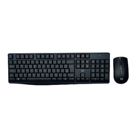 Kit Teclado + Mouse Multi sem fio CS100 - TC270, Preto, ABNT2