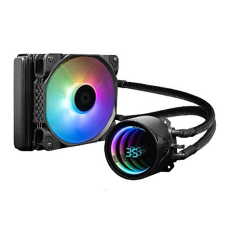 Water Cooler Mystic G1, ARGB, 120mm, AMD e Intel, Preto