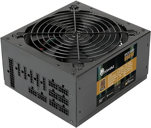 Fonte Mymax 850W 80 Plus Bronze, Full Modular