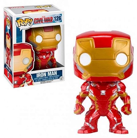 Funko Pop! Marvel Iron Man - Homem De Ferro 126