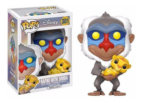 Funko Pop! Disney Rei Leão - Rafiki Com Simba - Disney 301
