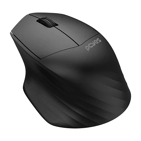 Mouse sem fio Bluetooth PCYES Dash, preto, 1500DPI, Clique Silencioso
