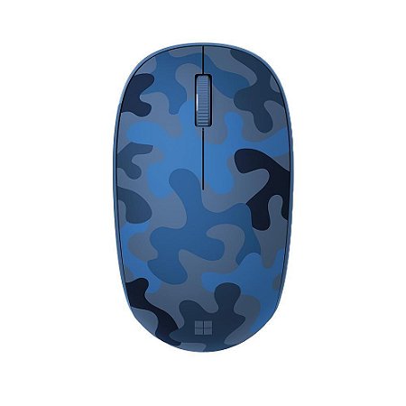 Mouse sem fio Microsoft Bluetooth, Azul Camuflado