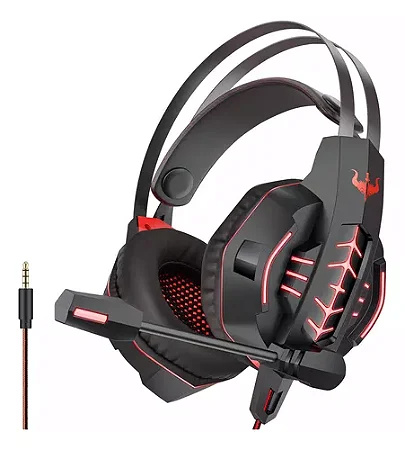 Headset Gamer Ovleng OV-P20, P3, Vermelho