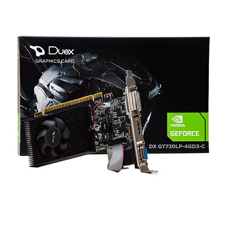 Placa de Vídeo Duex NVIDIA GeForce GT 730 4GB
