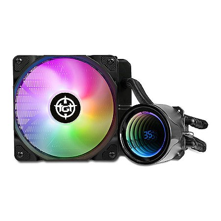 Water Cooler TGT Spartel 120 HT, ARGB, 120mm, AMD e Intel, Preto