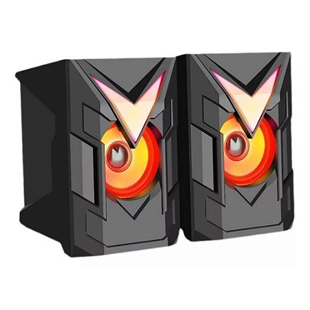 Caixa de Som Gamer Lehmox LEY-1870, 5w*2, RGB