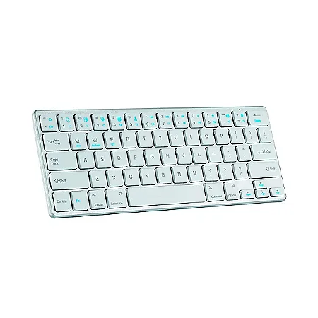 Teclado Sem Fio Bluetooth Knup Branco - KP-TE109