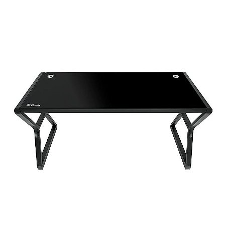 Mesa Gamer Zinnia A140, Vidro Temperado, 140cm, Preto