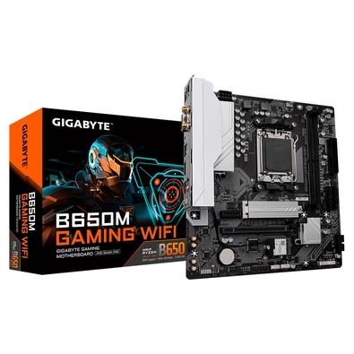 Placa Mãe Gigabyte B650M Gaming Wifi, AMD AM5, mATX, DDR5