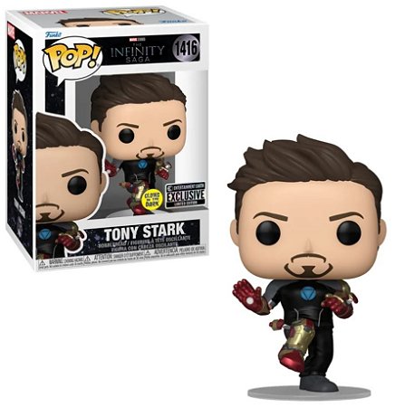Funko Pop! Marvel Iron Man Homem De Ferro - Tony Stark 1416 Glow in the Dark