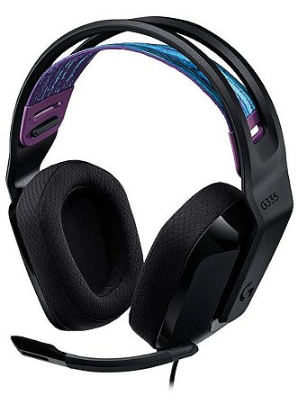 Headset Gamer Logitech G335, Preto