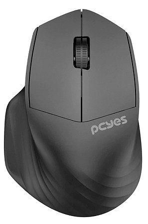 Mouse sem fio Bluetooth PCYES Dash lite, preto, 1600DPI, Clique Silencioso