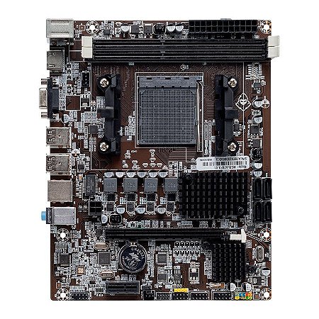 Placa Mãe A78 FX, Chipset RS780+SB710/700, AMD AM3+, mATX, DDR3