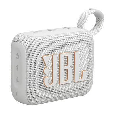Caixa de Som JBL GO 4, Bluetooth, 4.2W RMS, À Prova D´Água, Branco