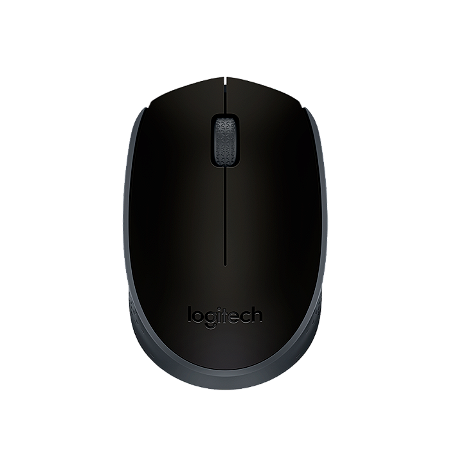 Mouse sem fio Logitech m170, Preto