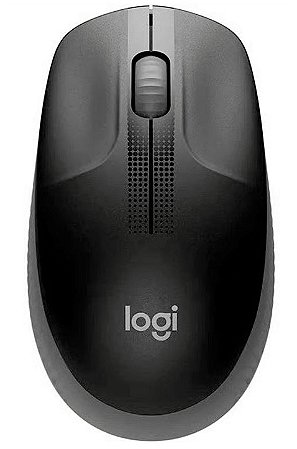 Mouse sem fio Logitech m190, Preto