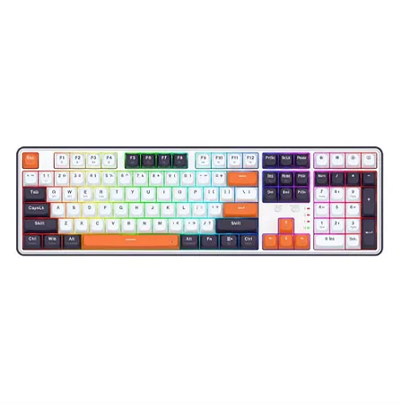 Teclado Gamer Mecânico Wireless Redragon Wyvern Pro, RGB, Switch Mint Mambo