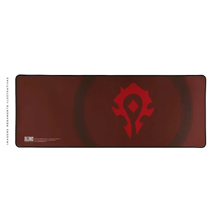 Mousepad Gamer Redragon World Of Warcraft Horda MP132 B, 80 X 30 cm