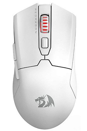 Mouse Gamer Redragon Fyzu Pro Wireless/Bluetooth RGB 26000DPI, Branco