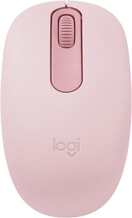 Mouse sem fio Logitech m196, Rosa