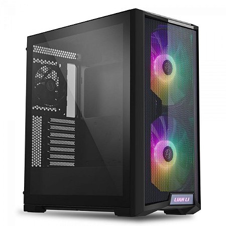 Gabinete Gamer Lian Li Lancool 215 X, RGB, Mid-Tower, Lateral De Vidro, Com 3 Fans, Preto