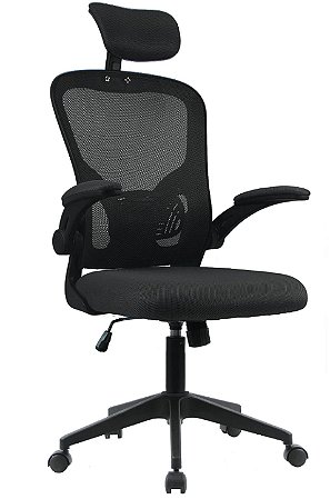 Cadeira Bluecase Office Ergo Prime BCOP-05BKBK, Tecido Mesh, Preta