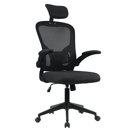 Cadeira Bluecase Office Ergo Prime BCOP-05BKBK, Tecido Mesh, Preta