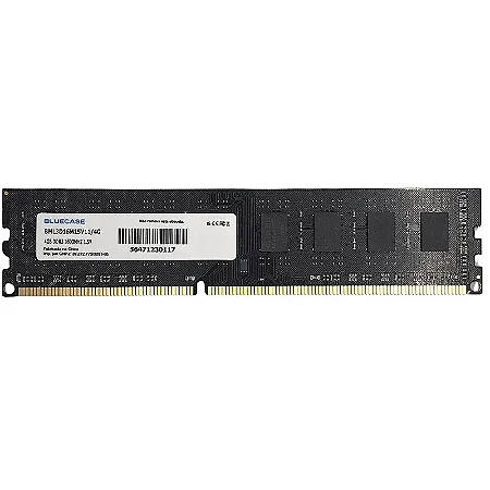Memória RAM Bluecase 4GB DDR3, 1600MHz, Udimm